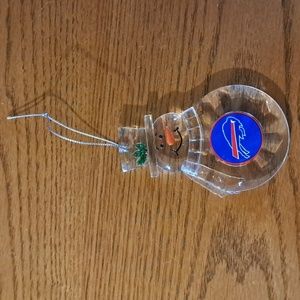 Buffalo Bills Snowman Christmas Ornament